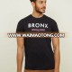 Hot Sales Black Mens Slogan Cotton  Printed tshirt Design